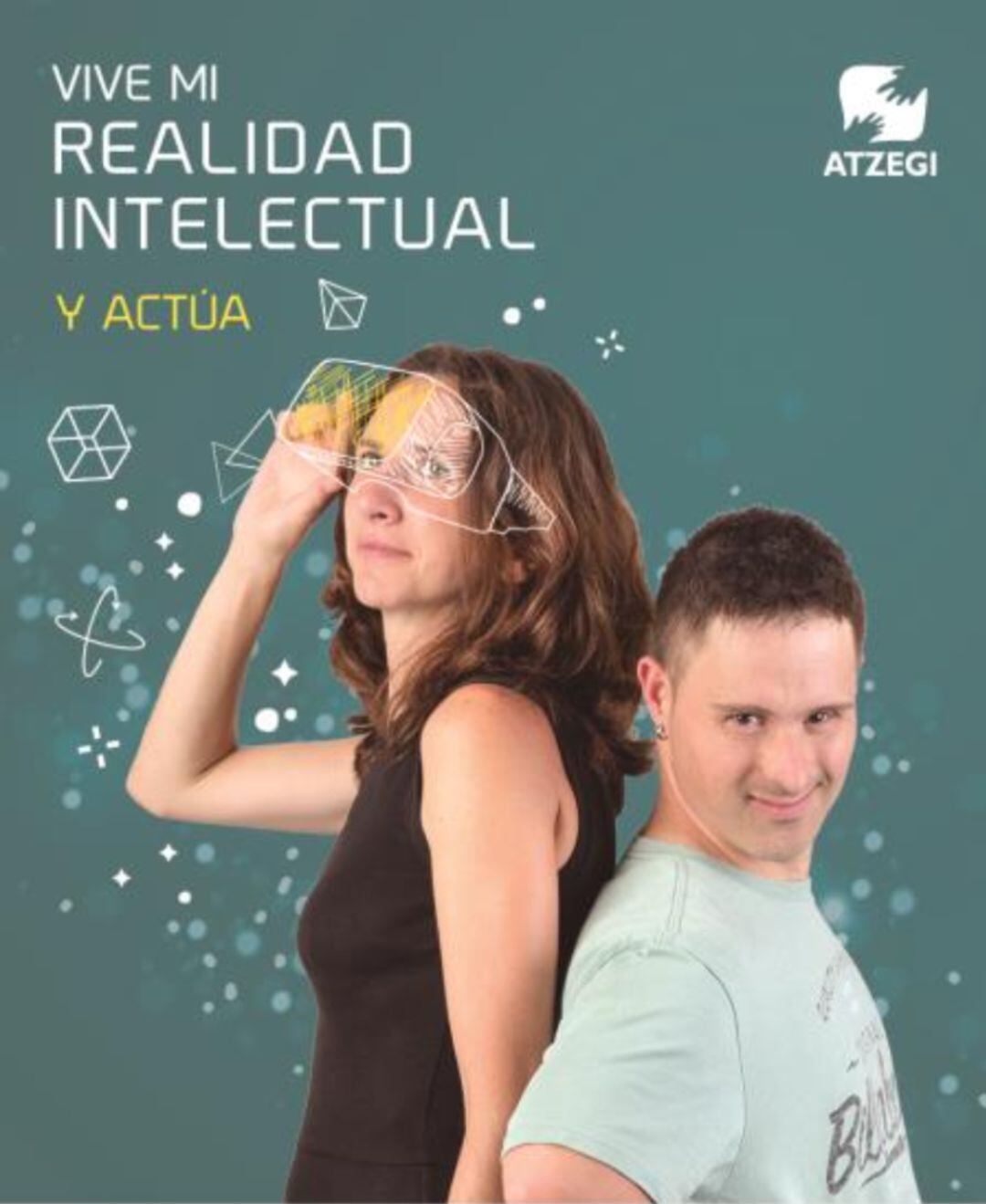 Imagen del cartel anunciador de la nueva campaña de sensibilización de Atzegi