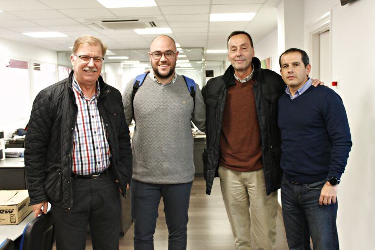 Toni Arques, Miguel Ángel Bango, José Luis Romero y Carlos Arcaya