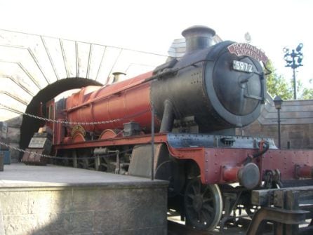 El famoso tren Hogwarts Express de Orlando