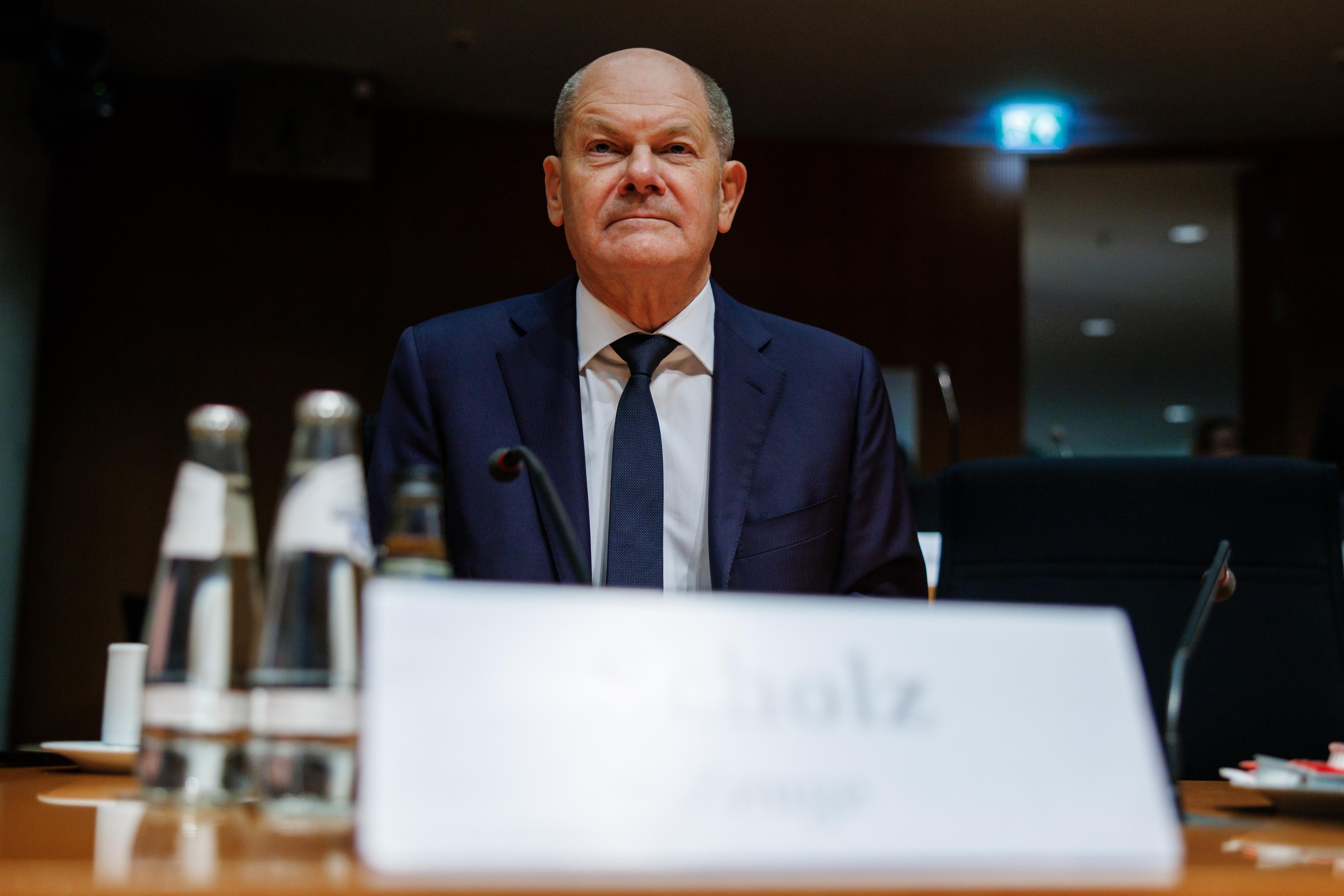 El canciller alemán Olaf Scholz en Berlín el pasado 14 de noviembre.