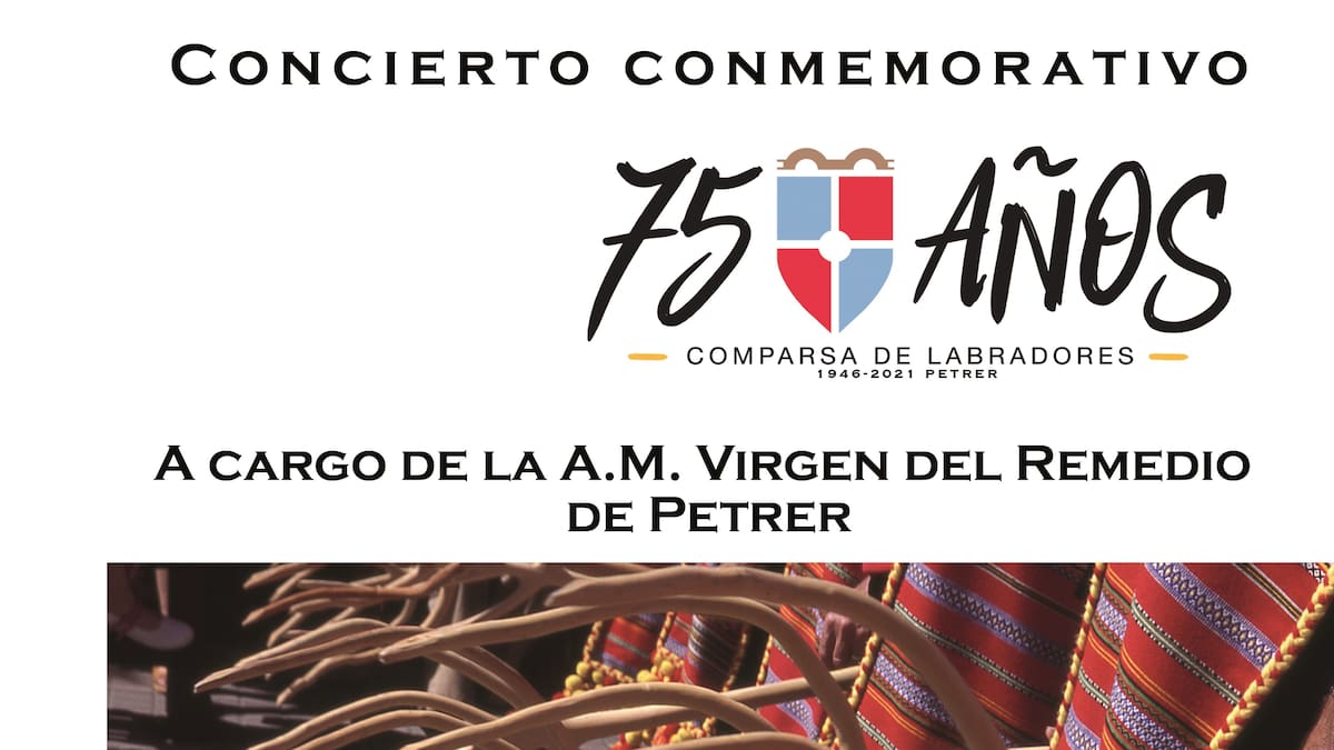 Concierto festero de la Comparsa de Labradores con motivo de su 75º aniversario