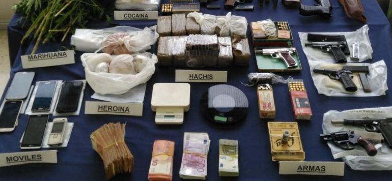 Desmantelado punto de venta de droga