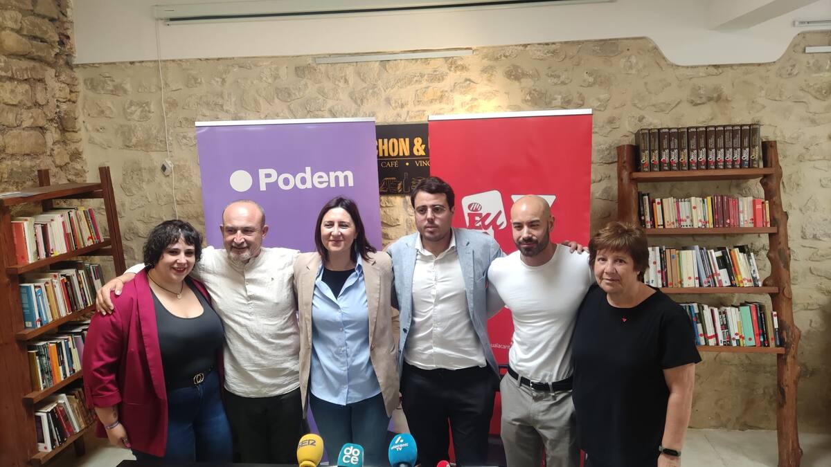 EU y Podemos presentan Unides per Alacant, su coalición en Alicante