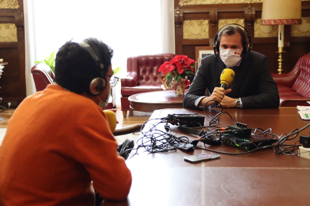 Oscar Puente, durante su intervención en el programa