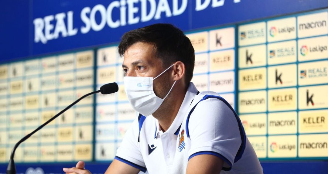 David Silva, en su presentación como nuevo jugador de la Real Sociedad.