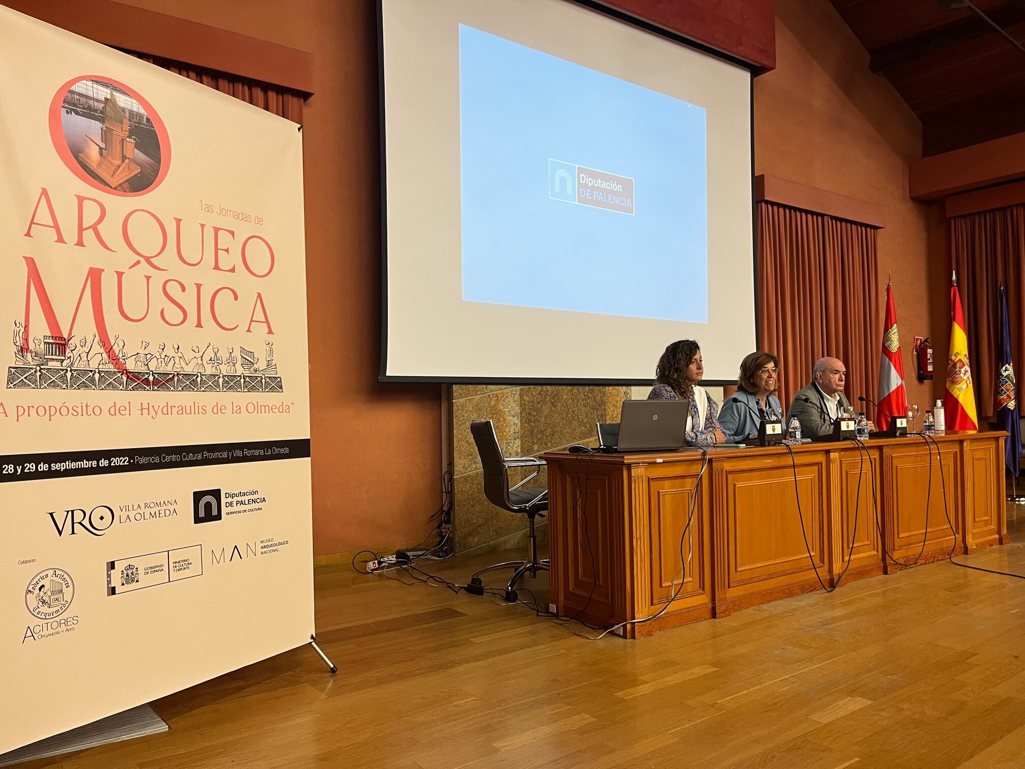 Inauguración I Jornadas de Arqueomúsica &#039;A propósito del Hydraulis de La Olmeda&#039;