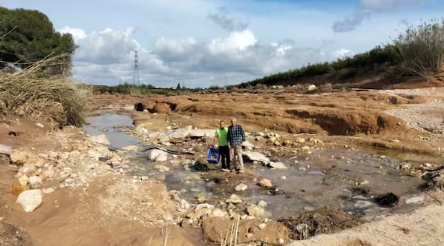 Uno de los terrenos arrasados por la DANA