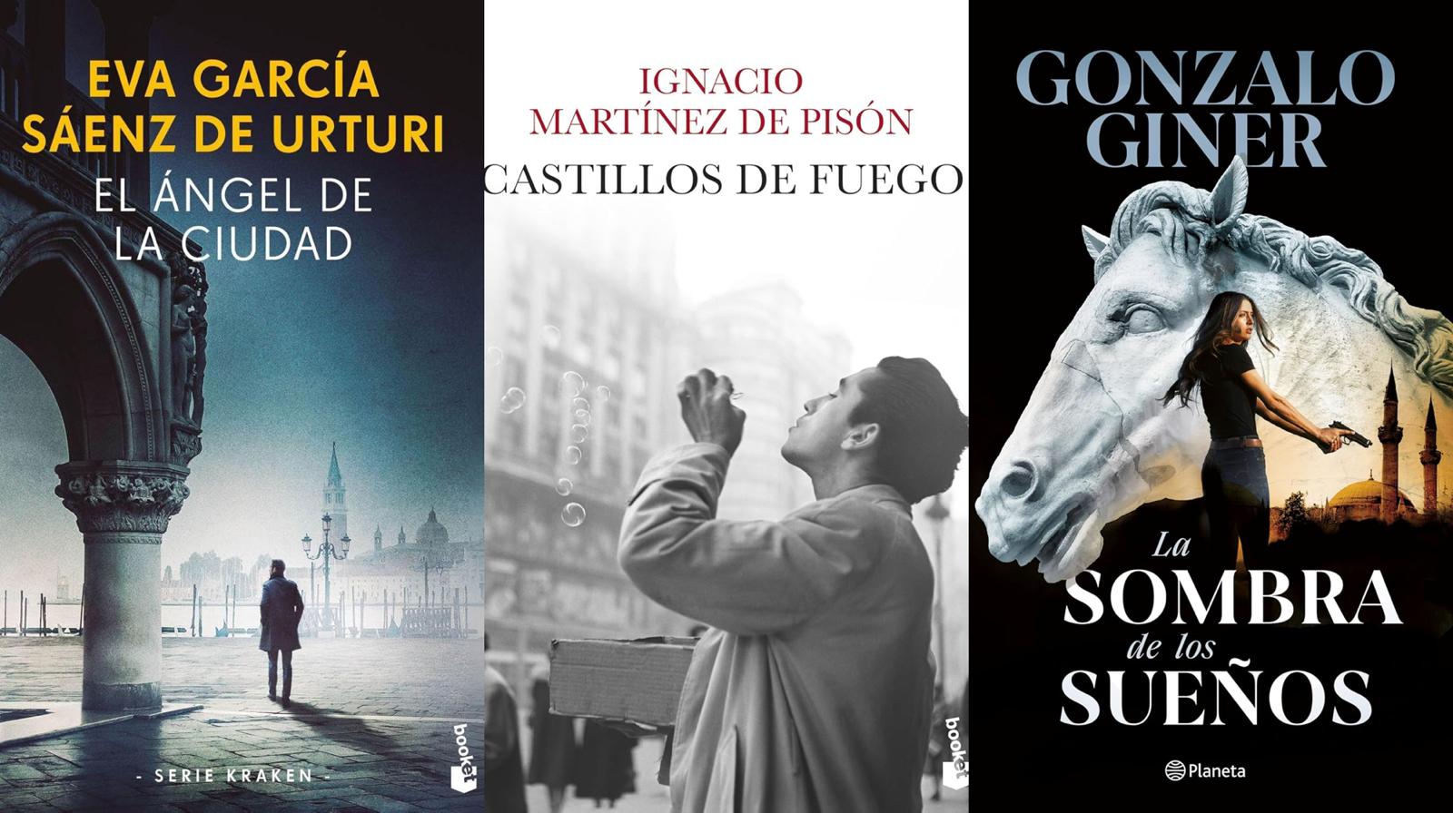 Portada de los libros recomendados y cuyos autores pasarán por la feria del libro Cuenca Lee 2025.