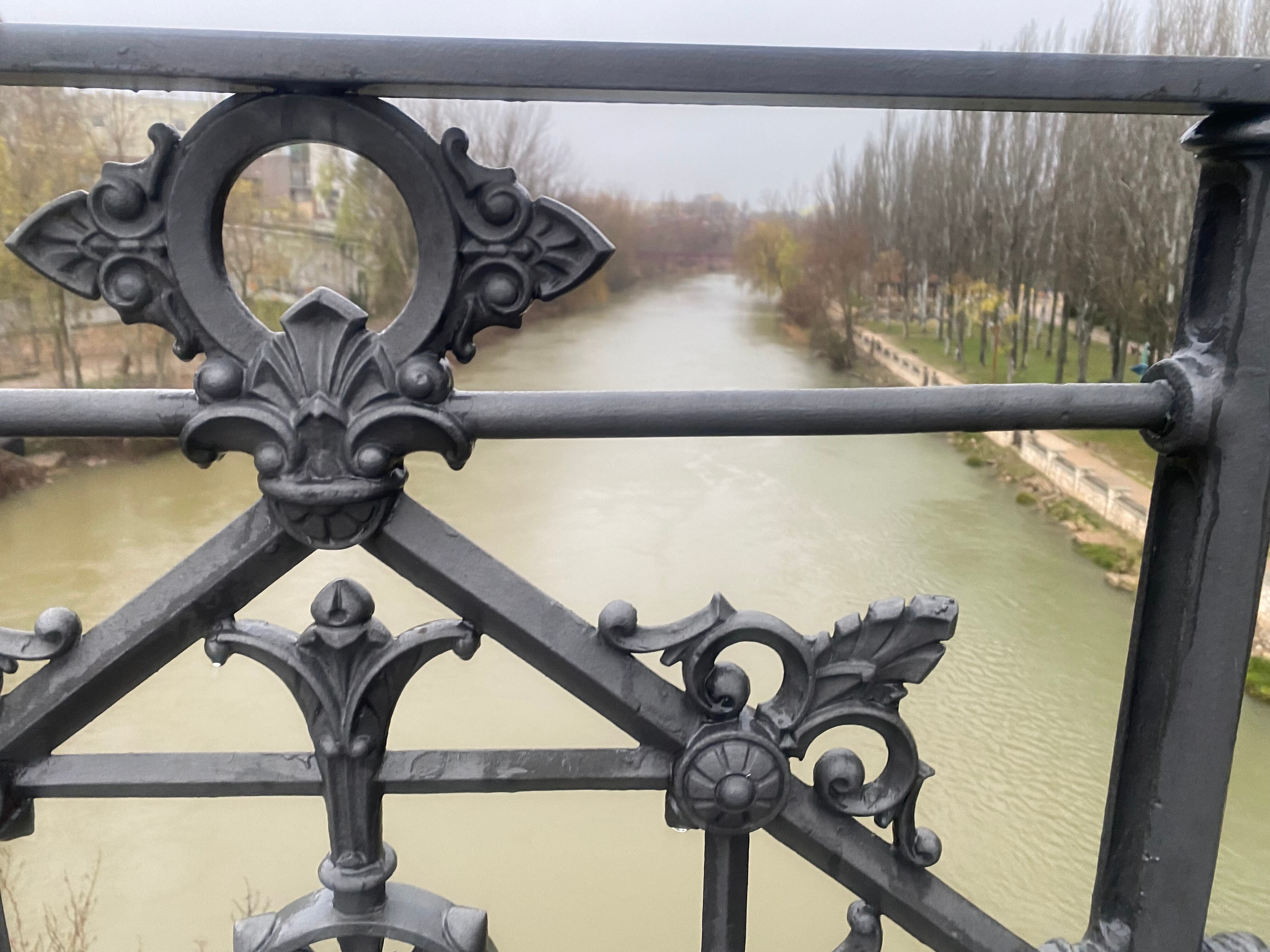 El río Duero esta semana a su paso por Aranda