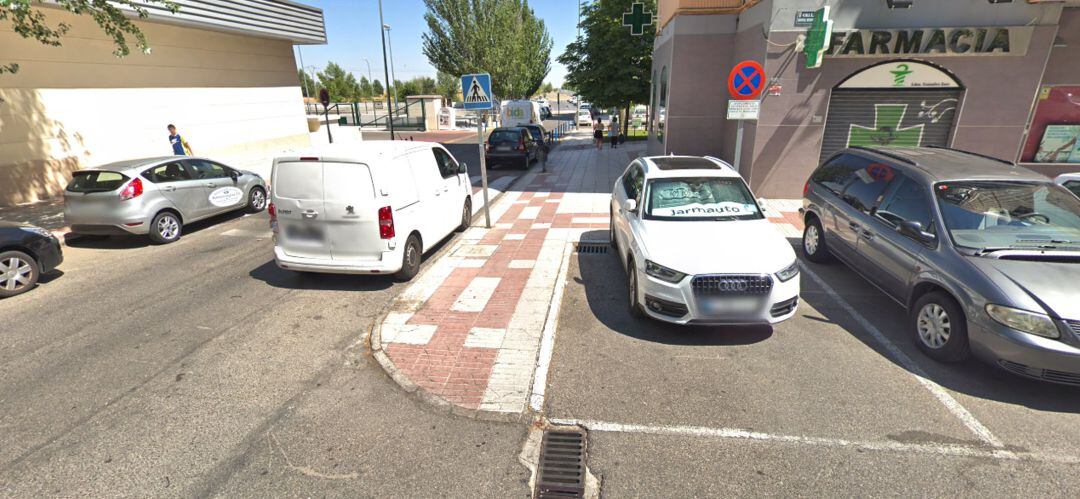 Una plaza reservada en Humanes de Madrid