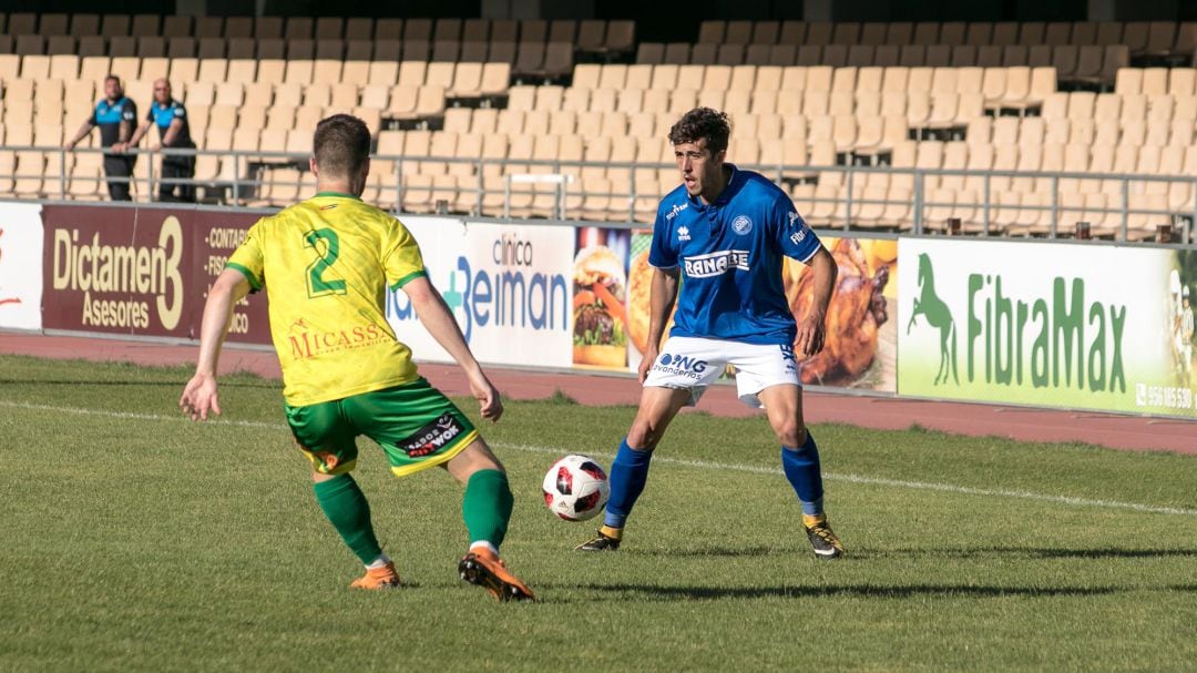 Marcelo Villaça durante el partido del domingo en Chapín