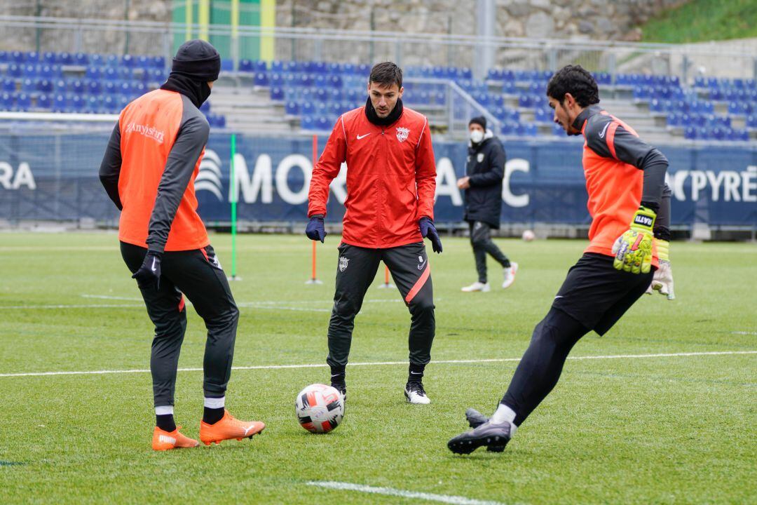 Retorn als entrenaments del FC Andorra.