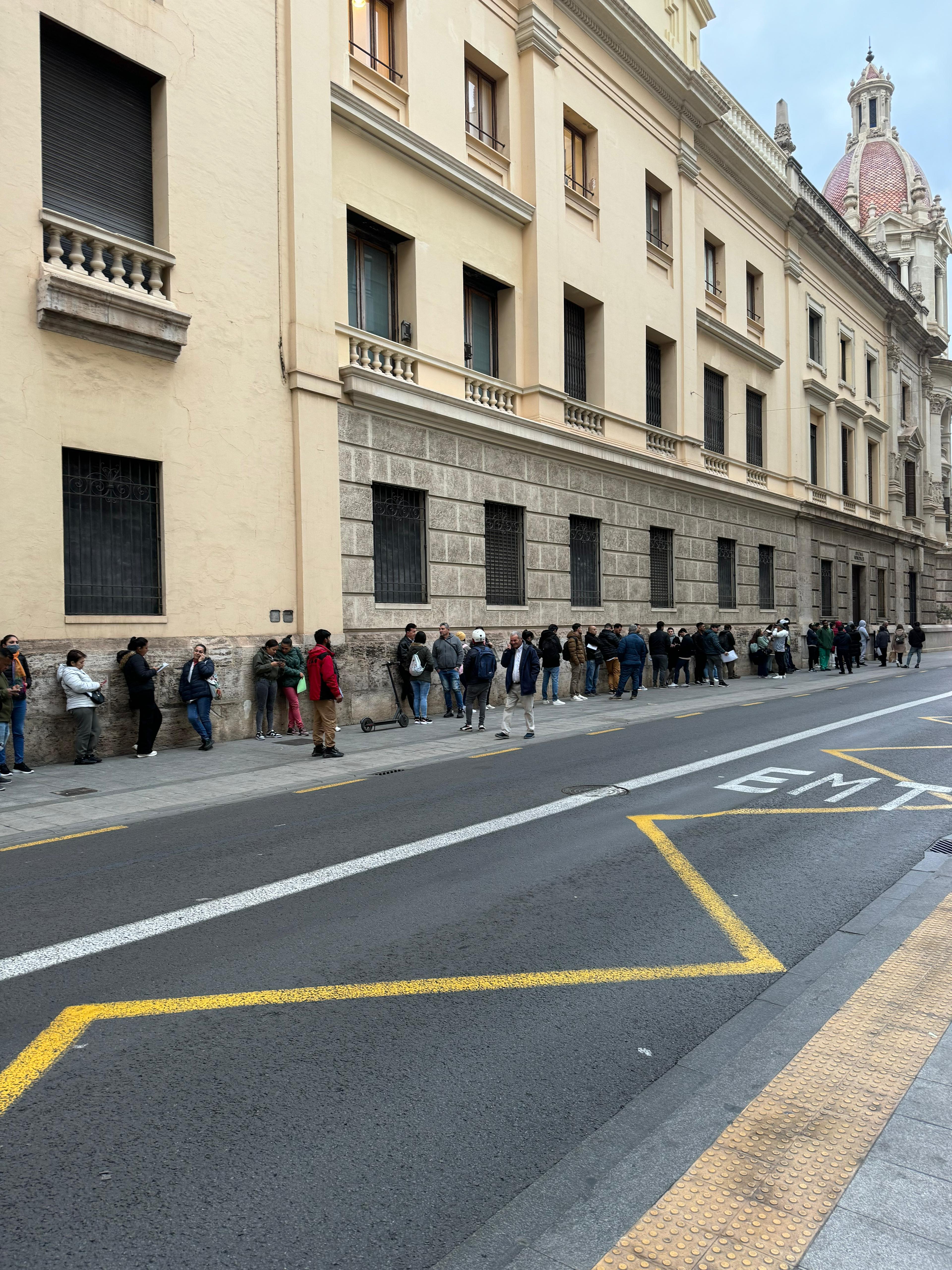 Colas en el padrón municipal