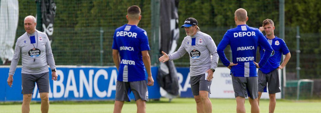 Entrenamiento del Deportivo de A Coruña