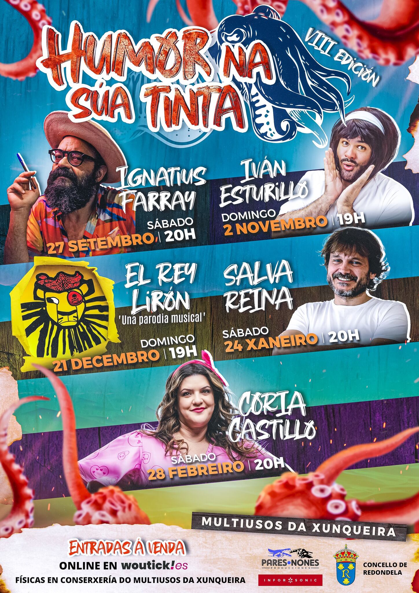 Programación de "Humor na súa Tinta" en Redondela