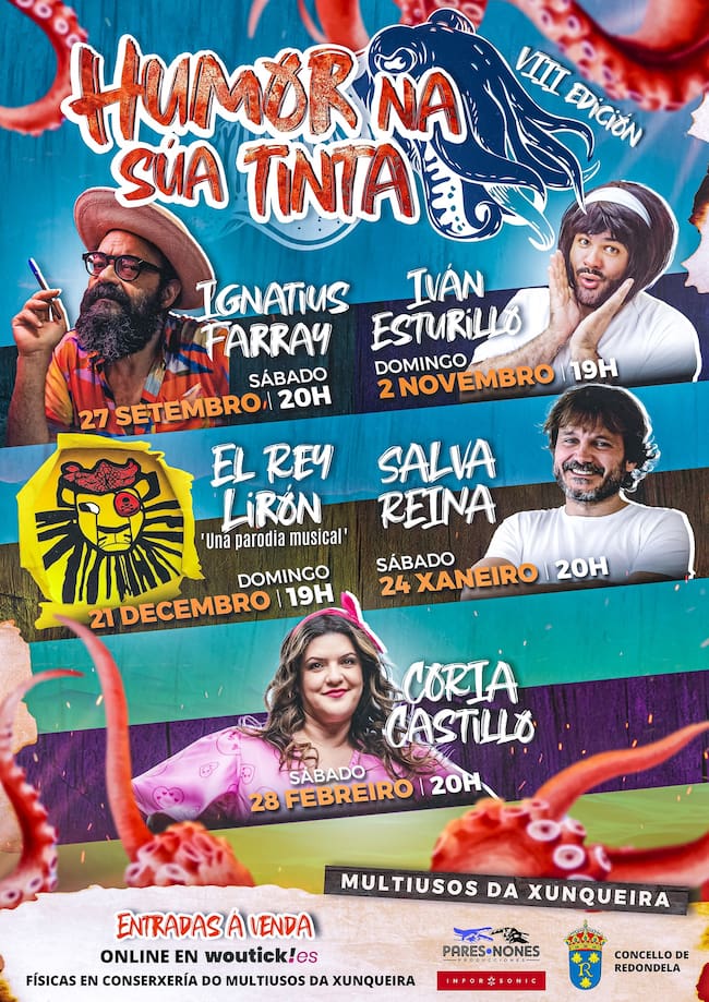 Programación de "Humor na súa Tinta" en Redondela