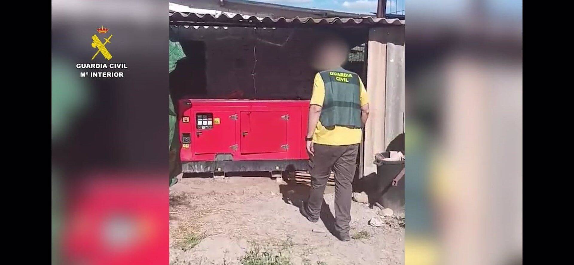 Robo de maquinaria en una planta de reciclaje en La Puebla de Cazalla