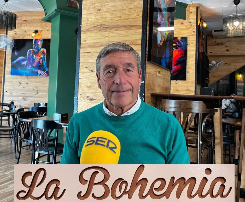 Paco Parreño, ex jugador del Alcoyano en La Bohemia