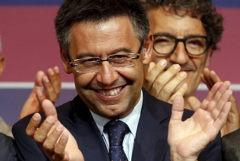 Bartomeu celebra su victoria