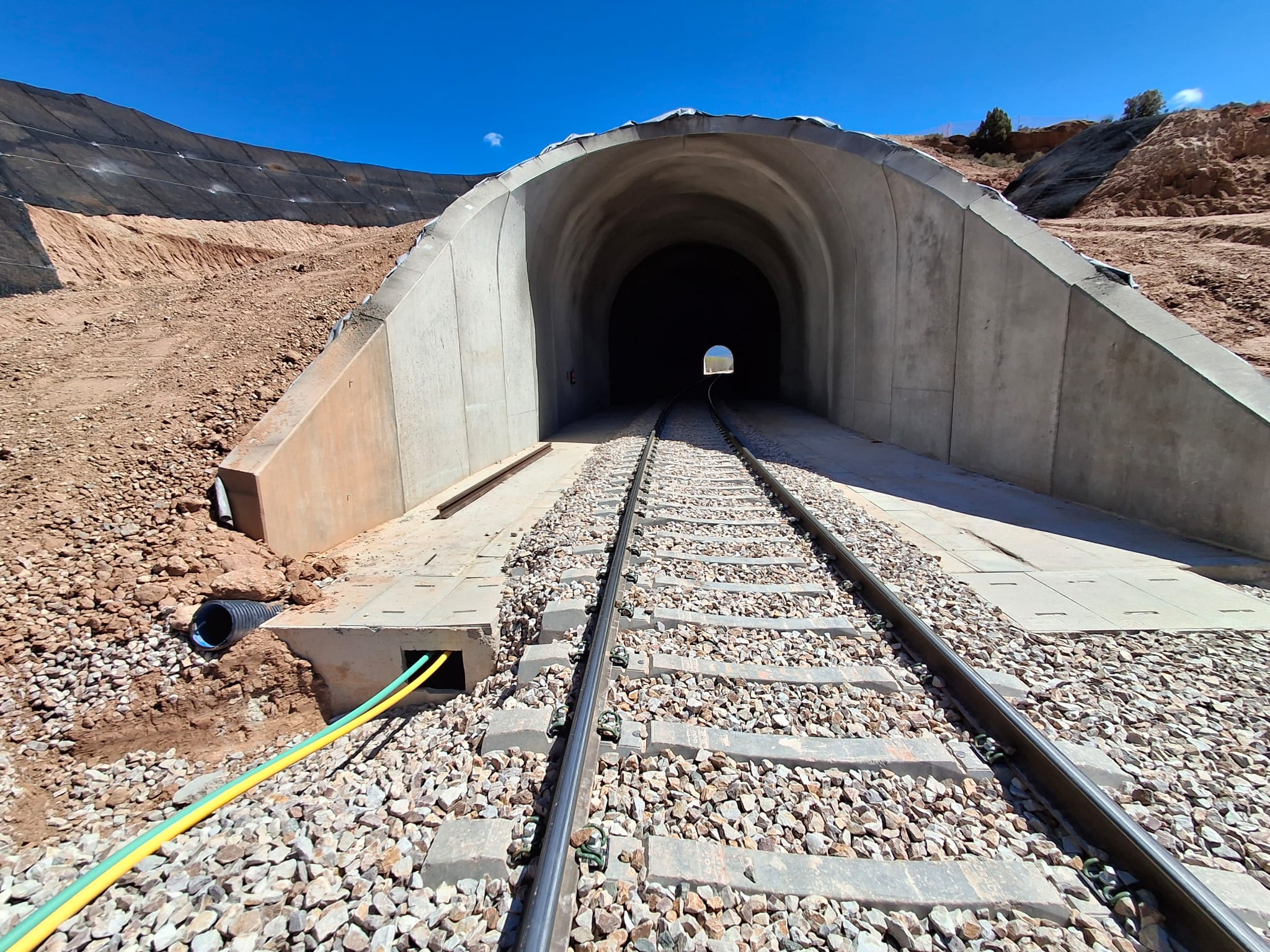 Obras de mejora de la linea ferroviaria Zaragoza-Teruel-Sagunto
