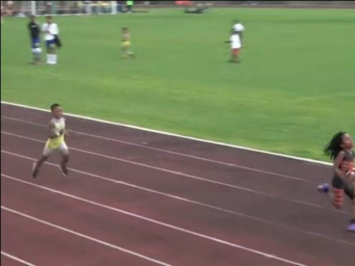 Rudolph Ingram, el niño de 7 años al que comparan con Bolt