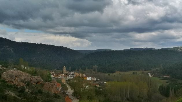 Vistas del pueblo de Fuertescusa.