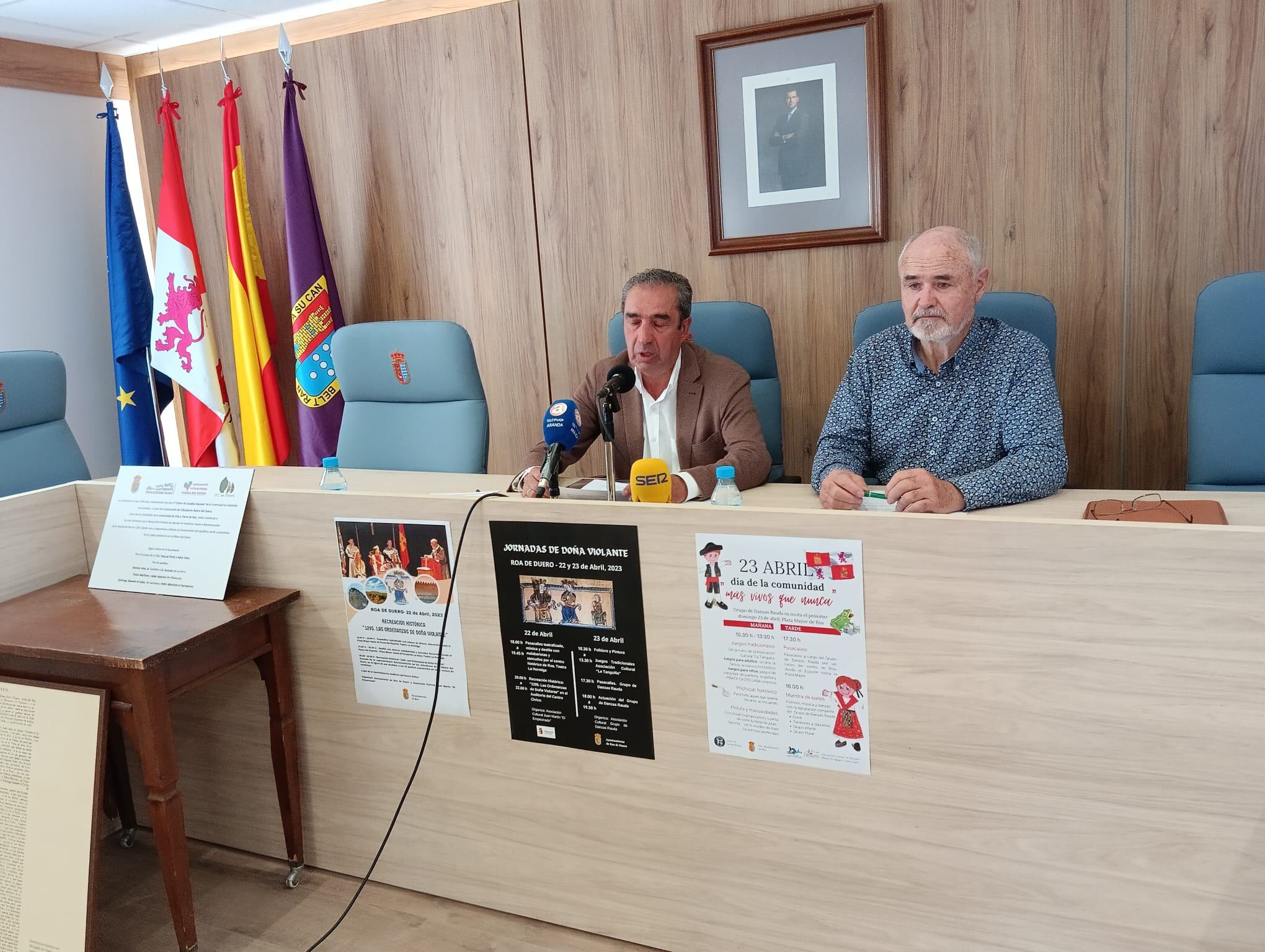 David Colinas y Sátur Rioja presentaron el evento este martes