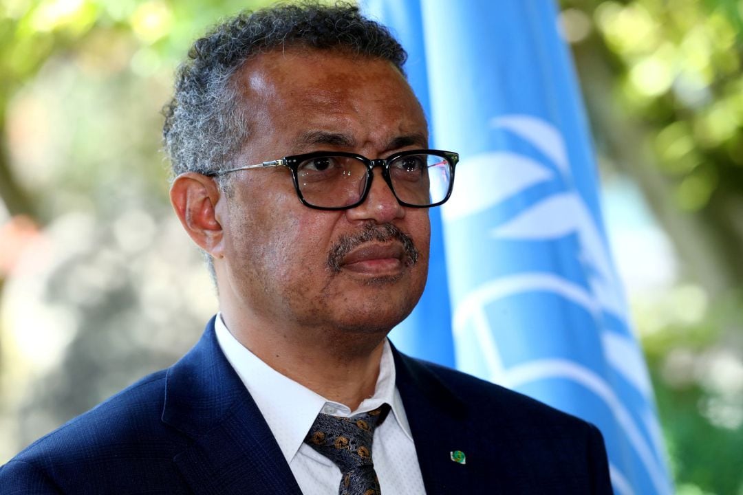 El director general de la OMS,Tedros Adhanom Ghebreyesus