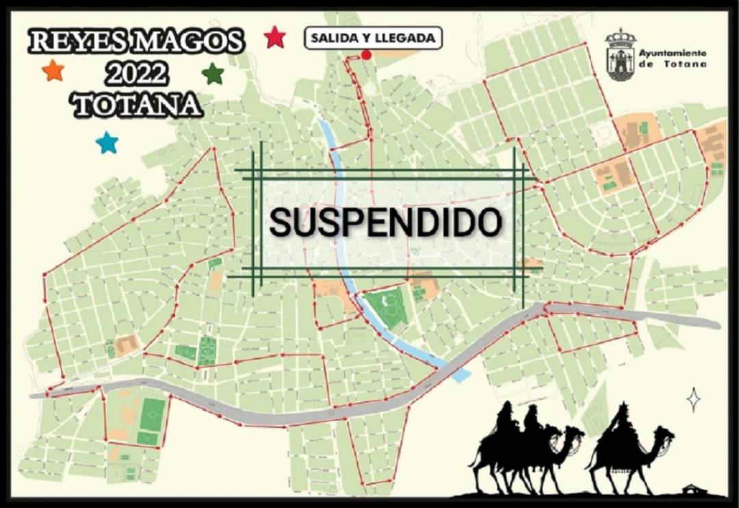 Suspenden la Cabalgata de los Reyes Magos de Totana