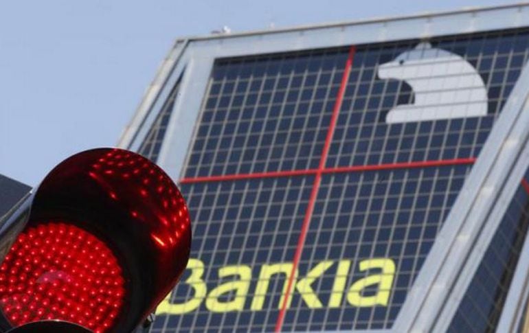 Vista de la torre de Bankia en la madrileña Plaza de Castilla.