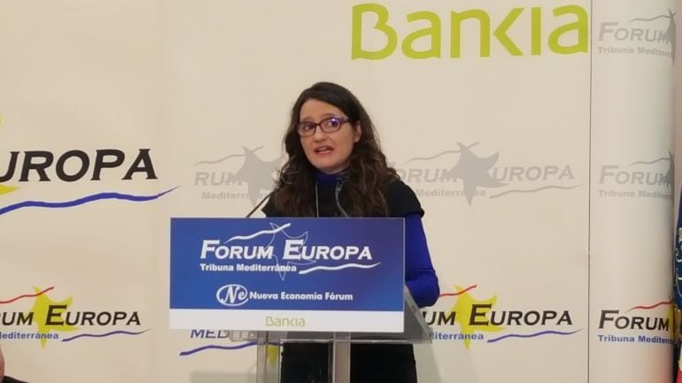 Mónica Oltra en el Fórum Europa