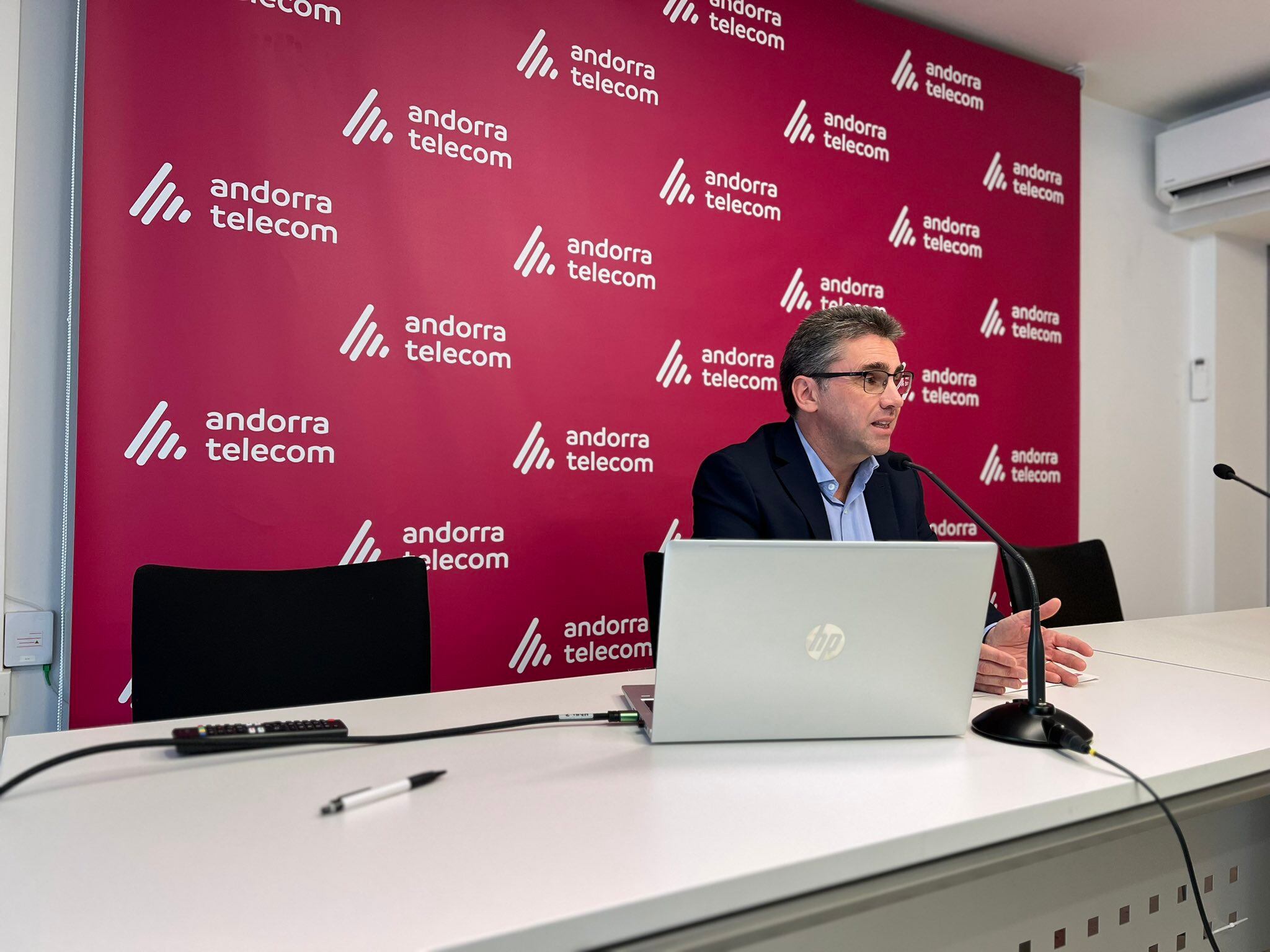 El portaveu d&#039;Andorra Telecom, Carles Casadevall.