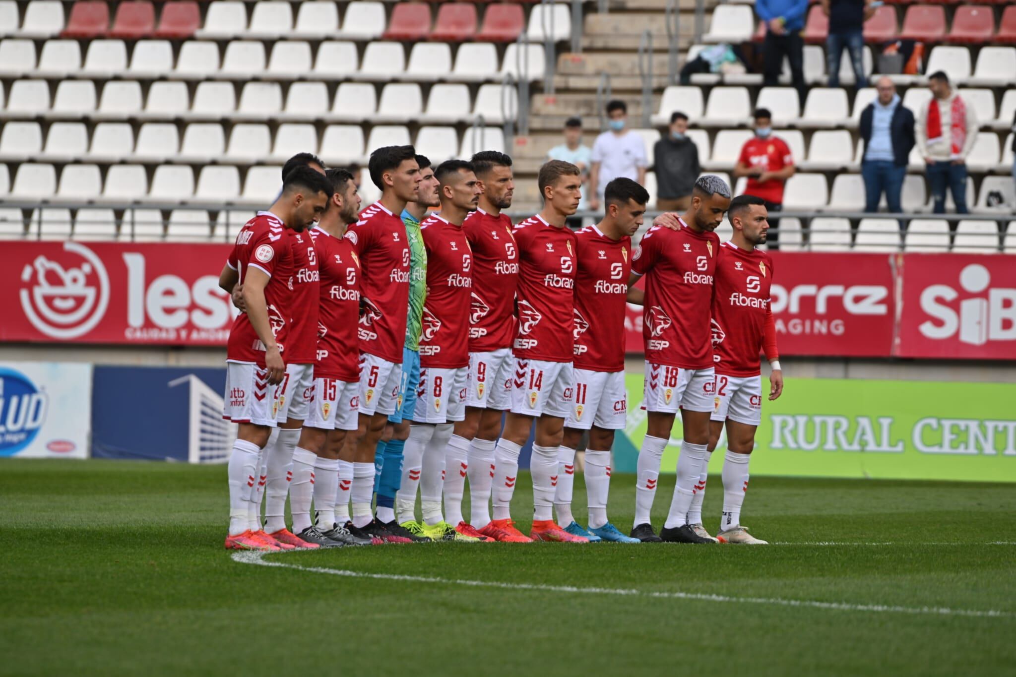 Minuto de silencio del Real Murcia