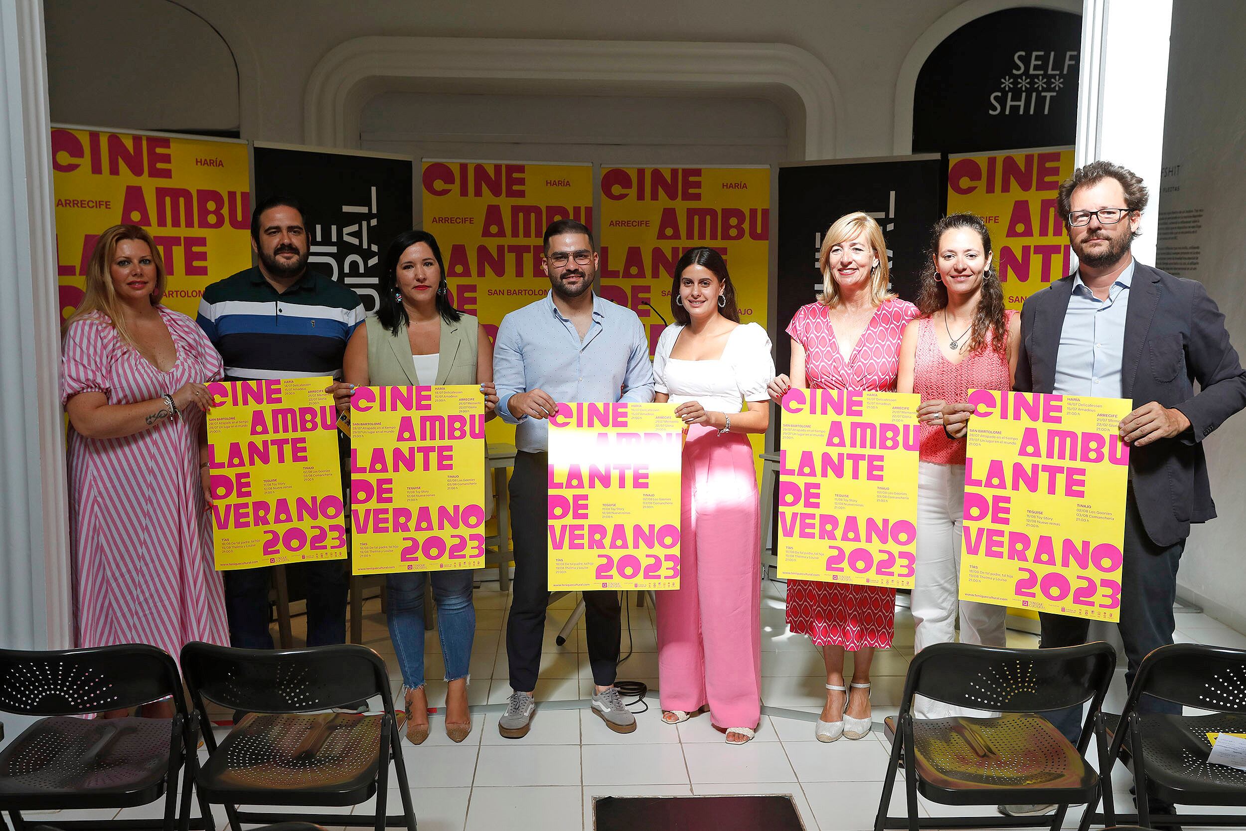 Presentación del &quot;Cine Ambulante&quot; en Lanzarote.