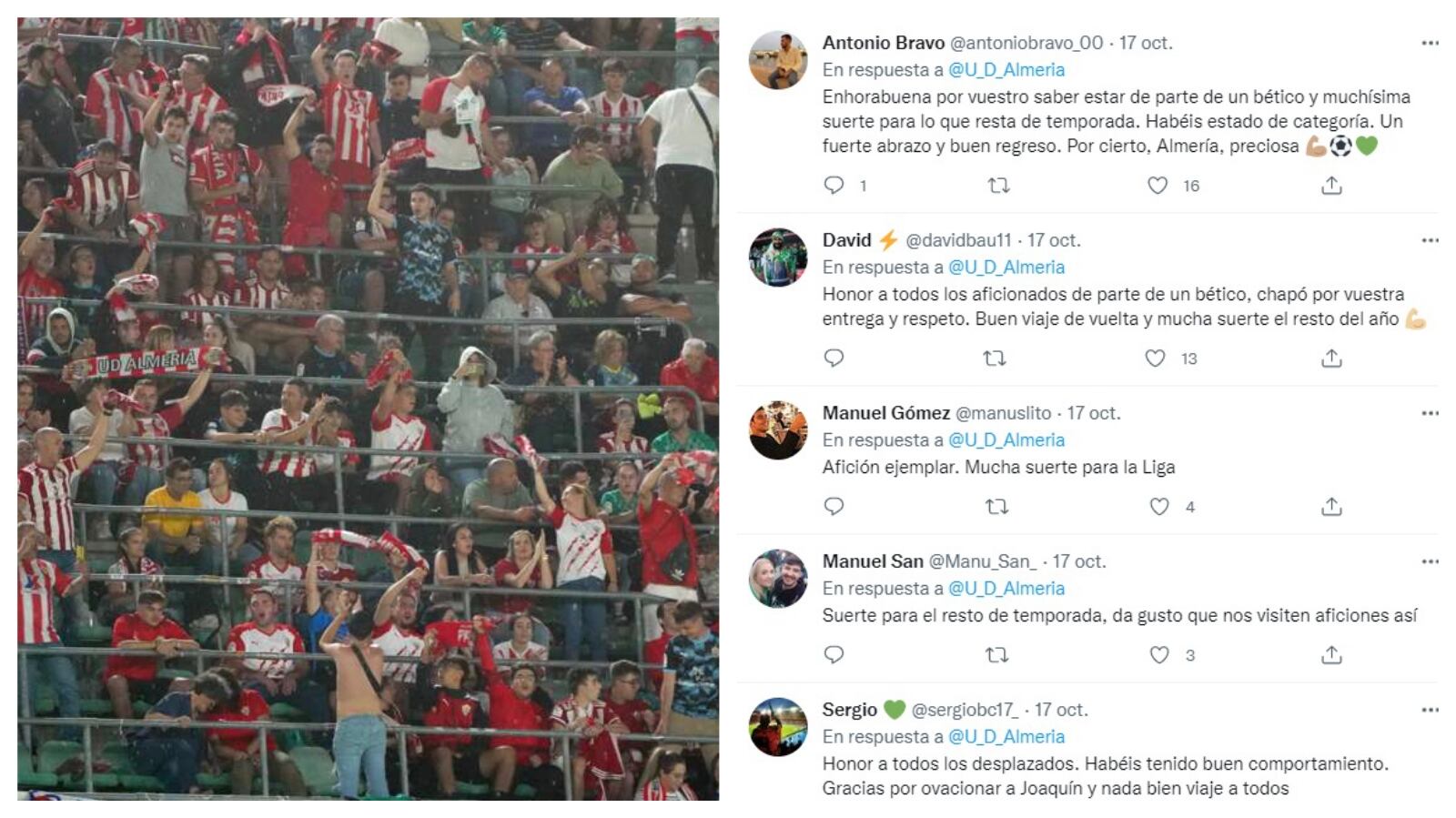 Reacciones de los aficionados del Real Betis.