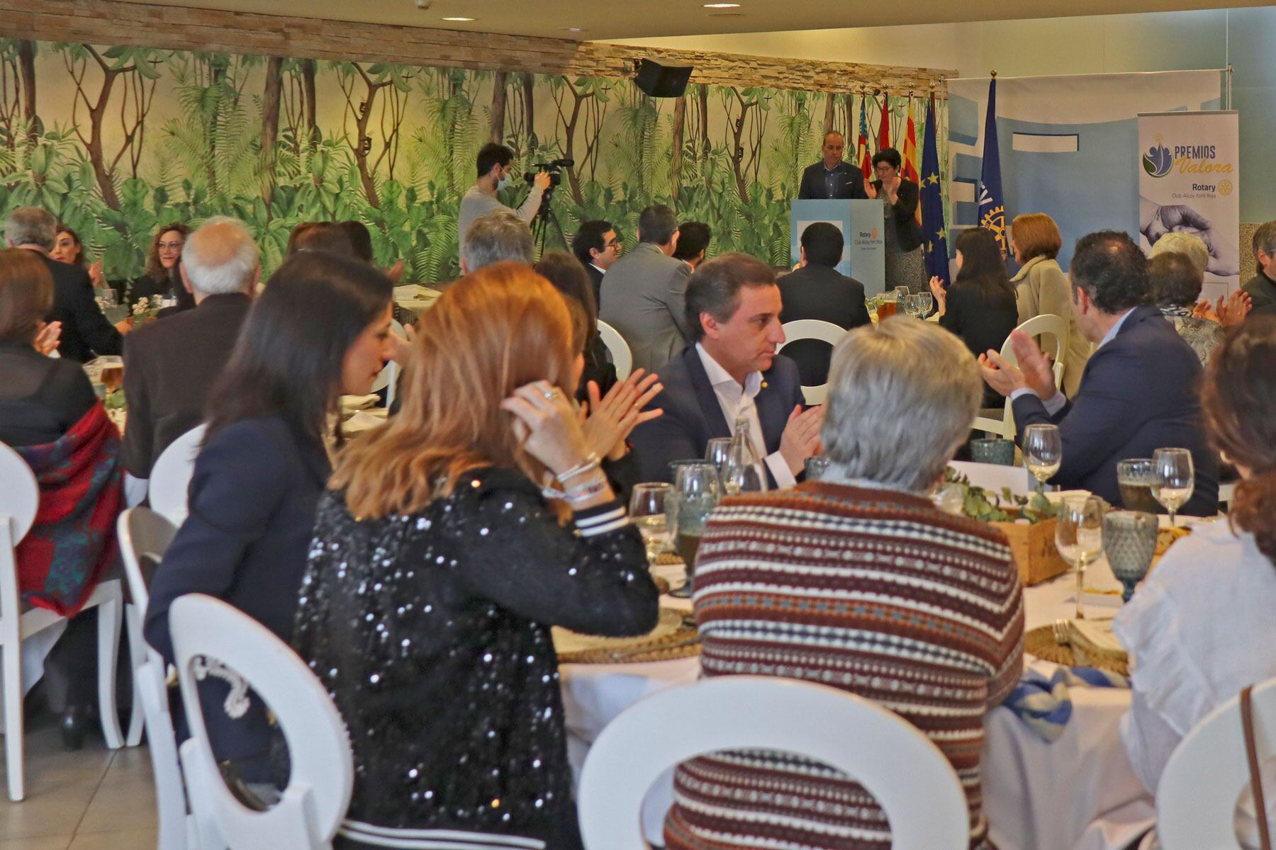Imagen de archivo de la pasada edición de los Premios Valora a cargo del Rotary Club Alcoy Font Roja