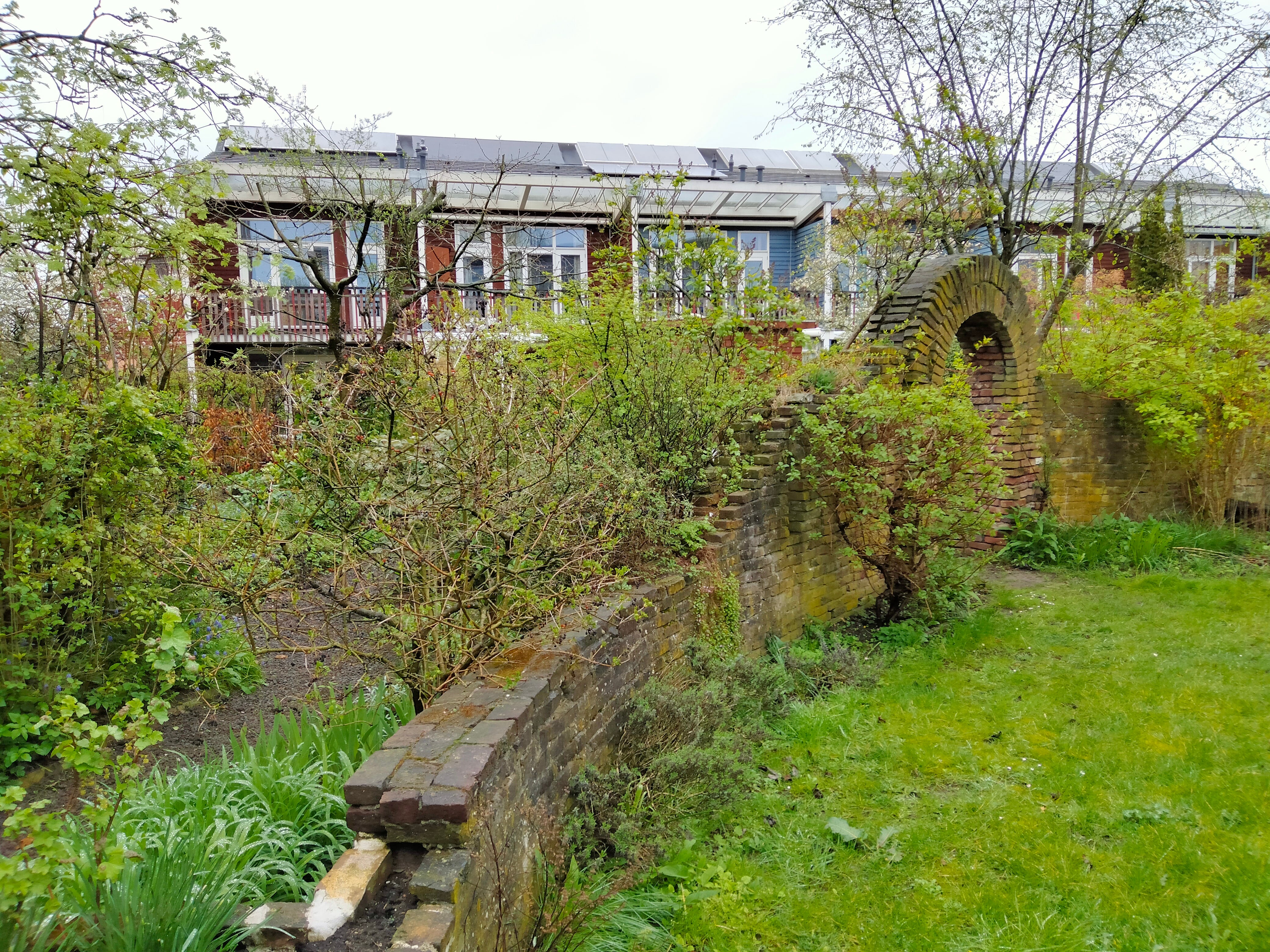 Jardín comunal en Lanxmeer, Culemborg (Países Bajos)