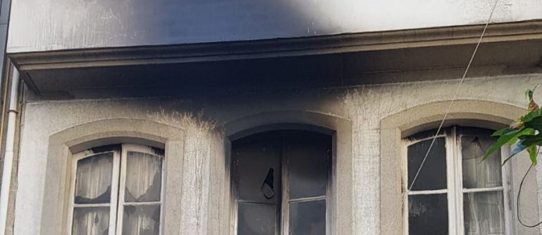 Día después del incendio