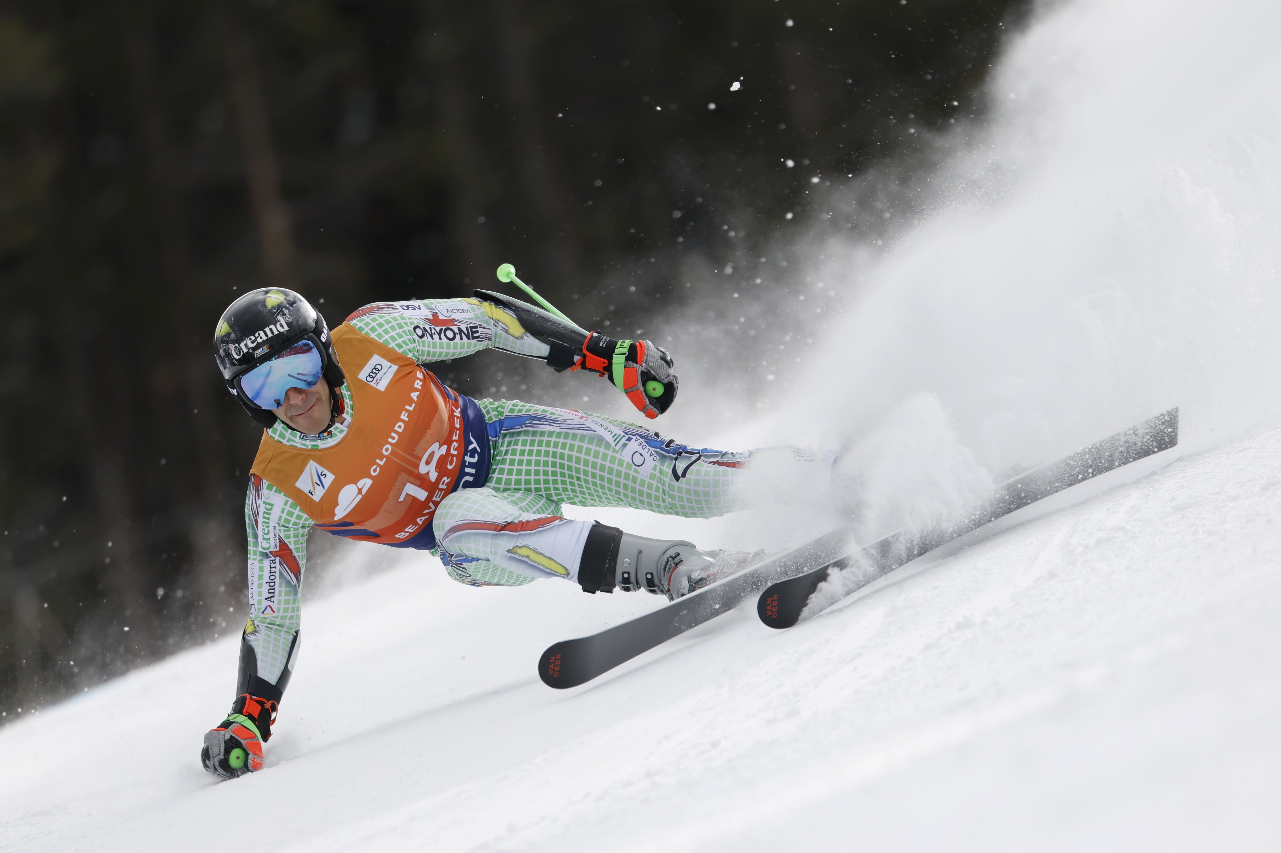 Joan Verdú no ha pogut completar la segona mànega de la Copa del Món de gegant de Beaver Creek (Estats Units)