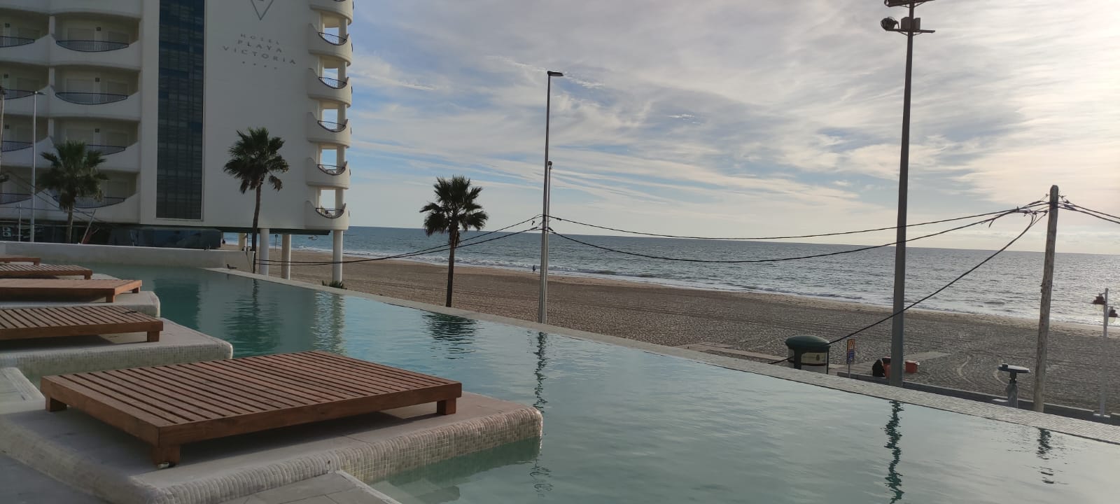 Vista desde la piscina