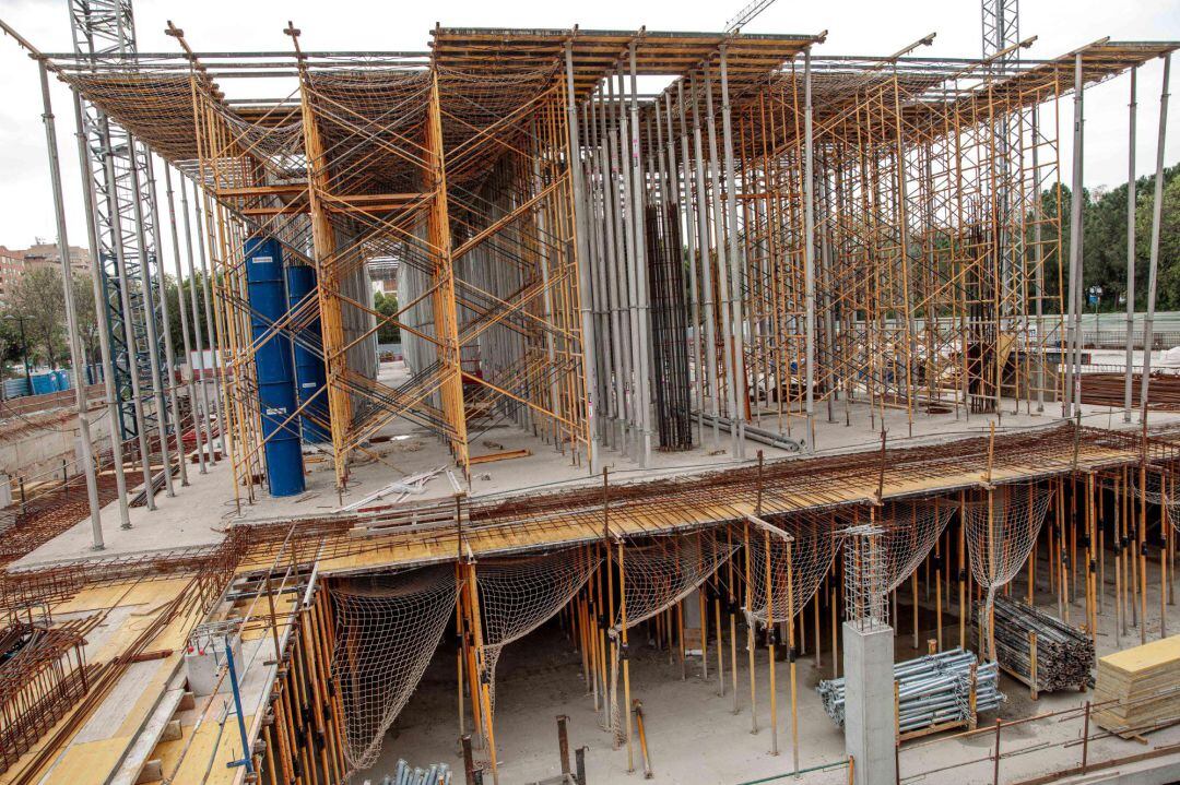 Edificio en obras.