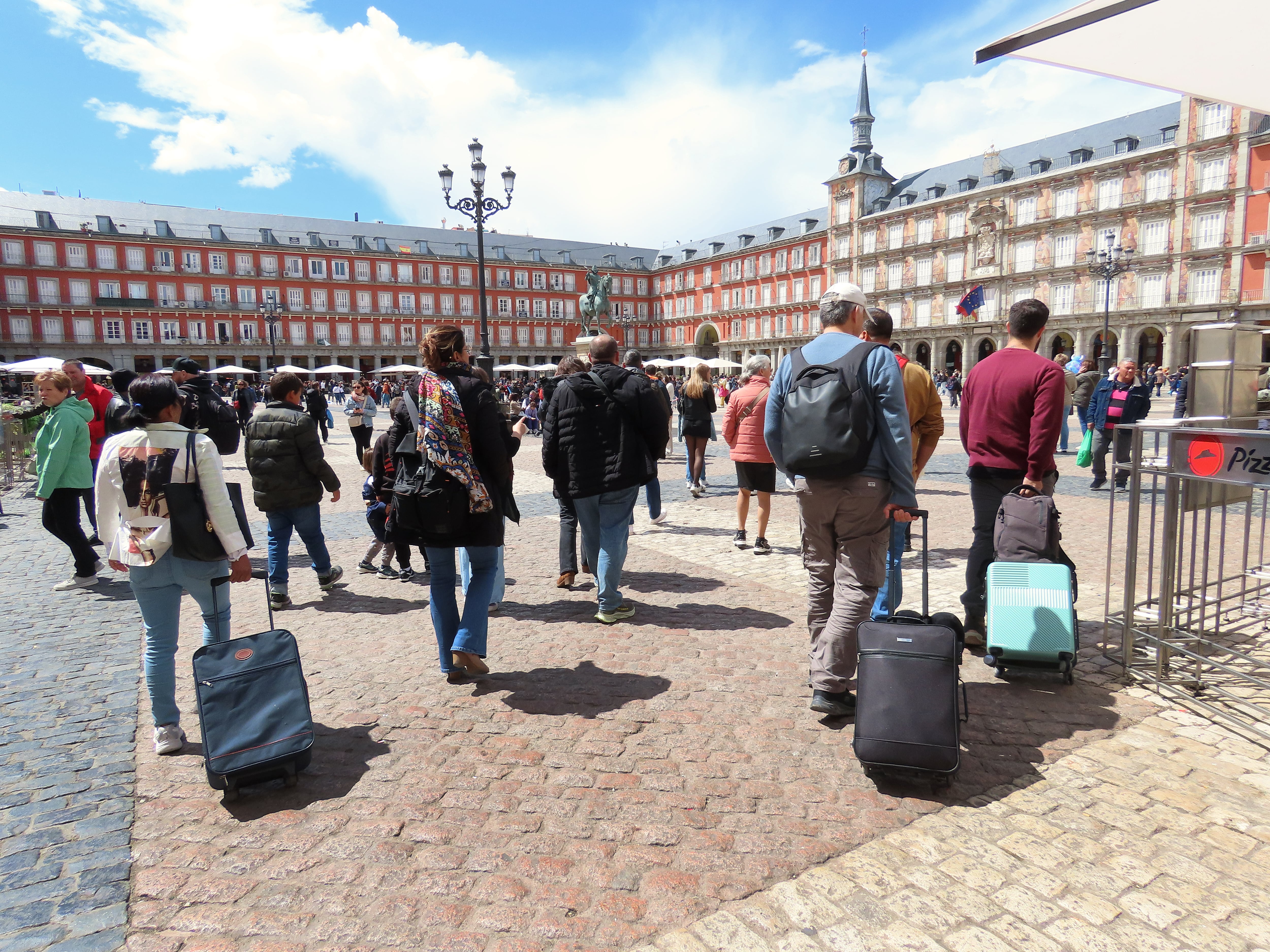 Turistas en Madrid