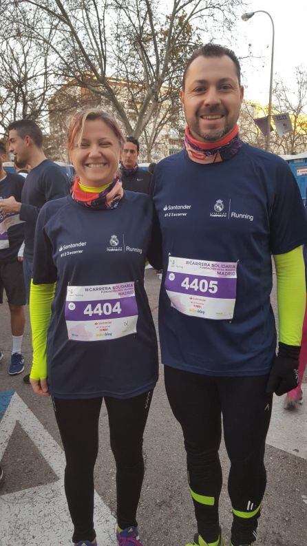 Presentes en la carrera solidaria Fund. Real Madrid