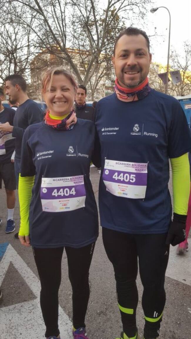 Presentes en la carrera solidaria Fund. Real Madrid