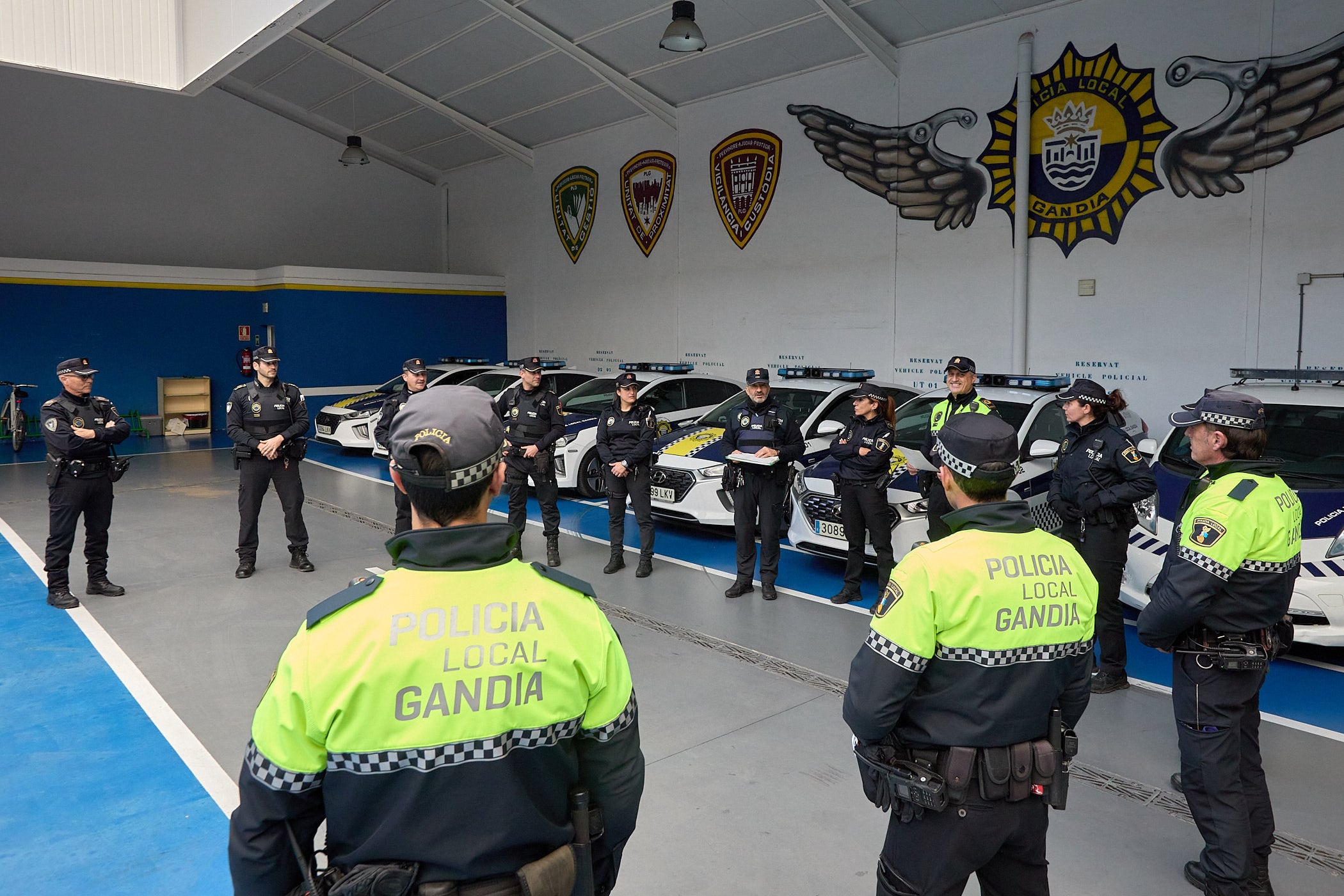 Imagen de archivo de la Policía Local de Gandia.
