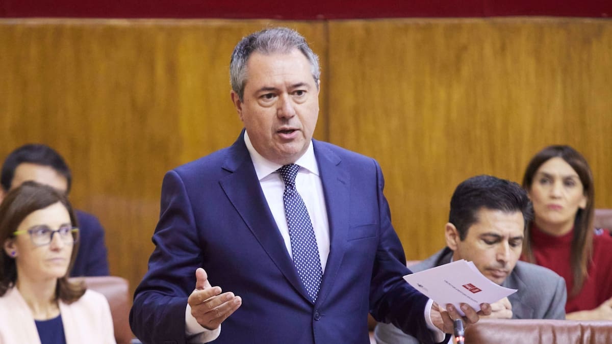 Juan Espadas sobre el decreto de simplificación administrativa de la Junta: "Es un engaño de Moreno Bonilla"