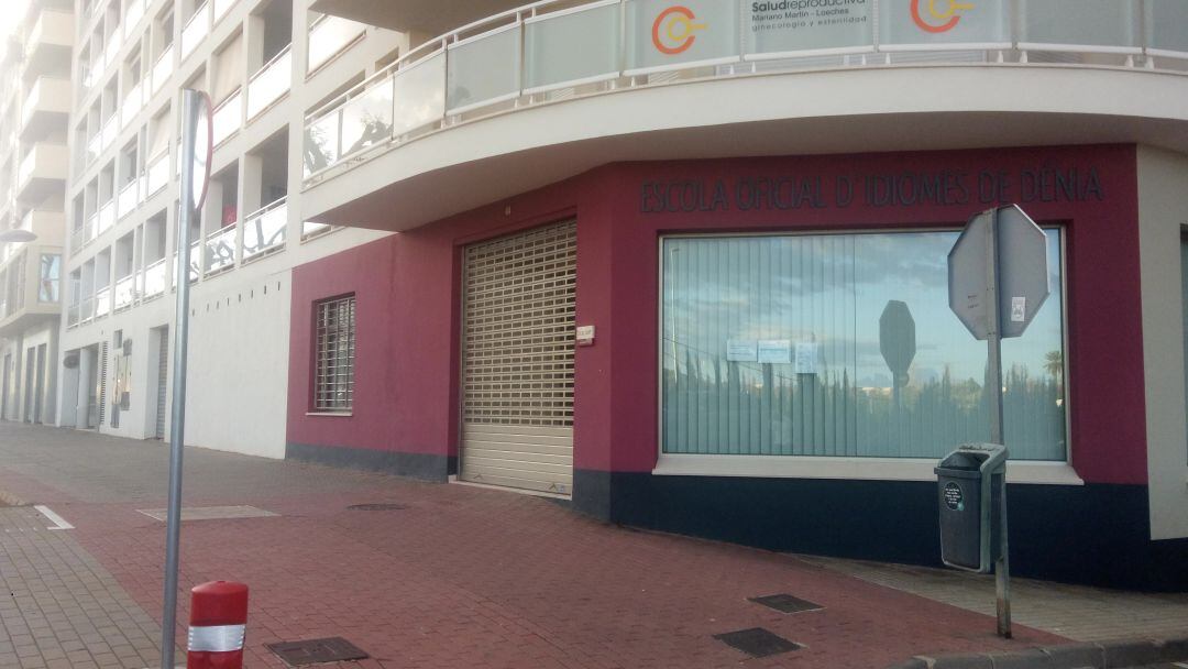 Antigua Escuela Oficial de Idiomas de Dénia.