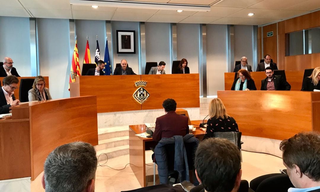 Imagen del pleno del Consell Insular