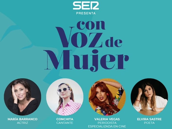 Cartel del evento Con Voz de Mujer