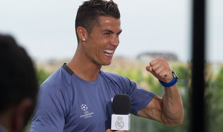 Cristiano Ronaldo, en su entrevista a Real Madrid TV